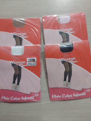 Meia Calça Ifantil com Laços fio 20