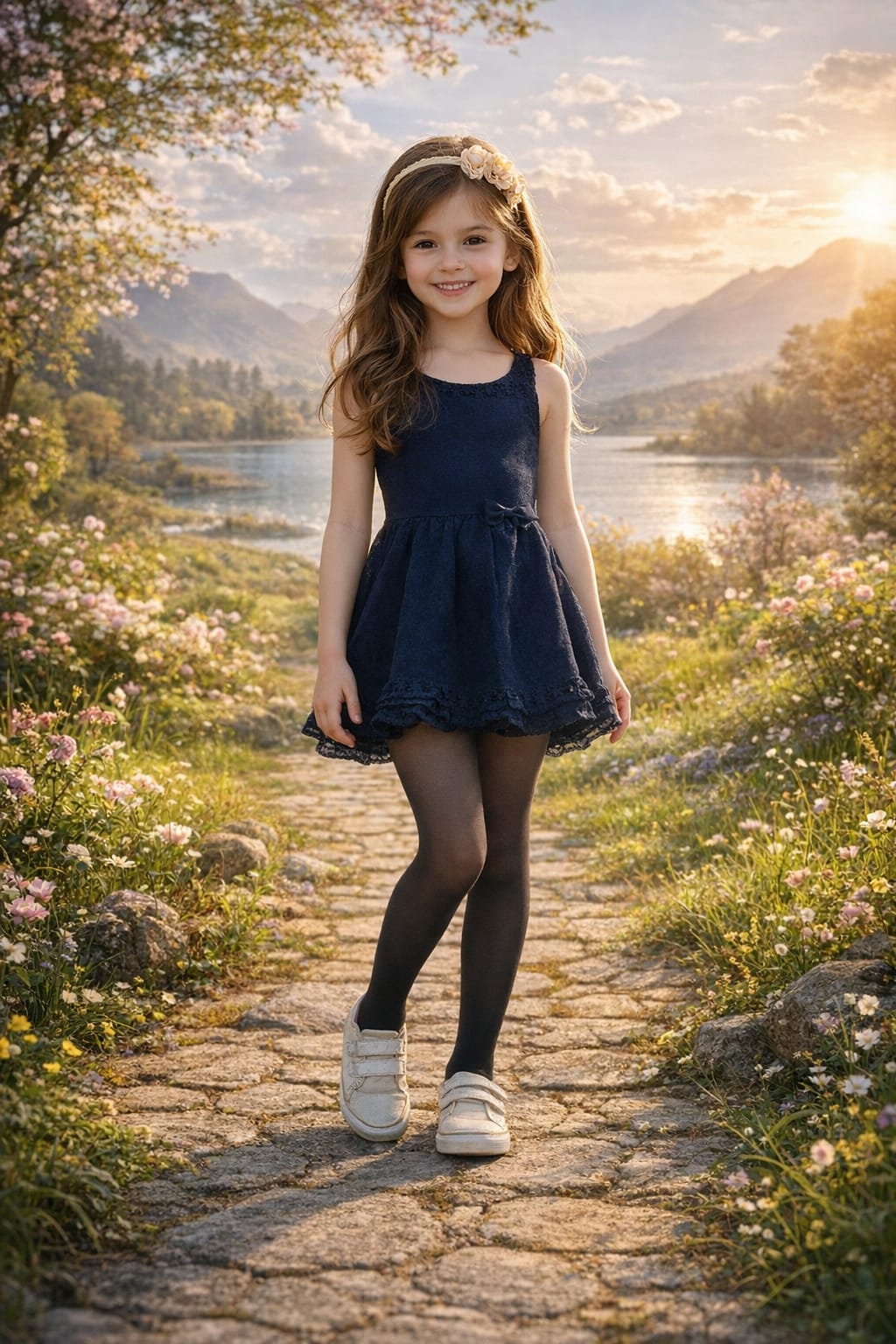 Meia Calça Infantil fio 20 lisa