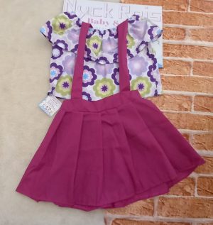 Conjunto Infantil Saia