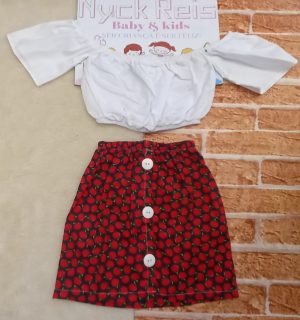 Conjunto Saia E Top