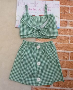 Conjunto Saia E Top