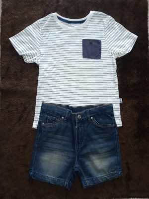 Conjunto Short Jeans Masculino