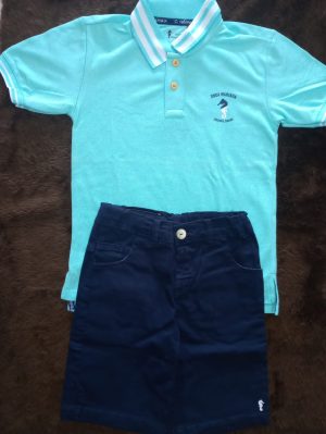Conjunto Bermuda e Camiseta Polo