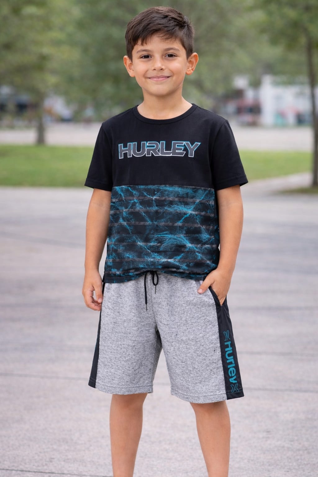 Conjunto 3 Peças Masculino Hurley