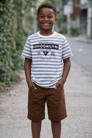 Camiseta Listrada Masculino