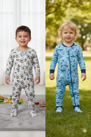 Macacão de  Pijama Bebê Inverno