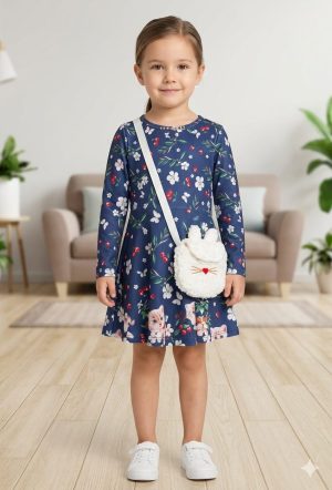 Vestido com Bolsa Lateral
