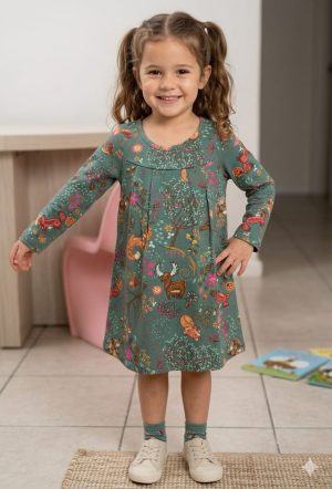Vestido Manga Longa