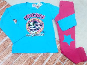 Conjunto Legging e Blusa Manga Longa Feminino