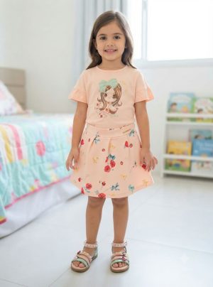 Conjunto Body e Saia